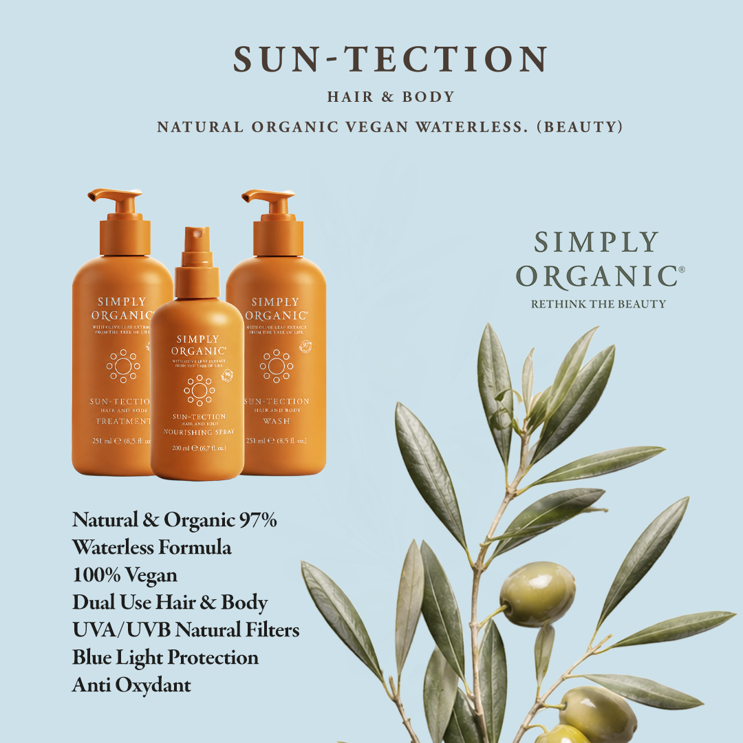 Simply Organic SunTection Set: ingredienti naturali, vegan e waterless