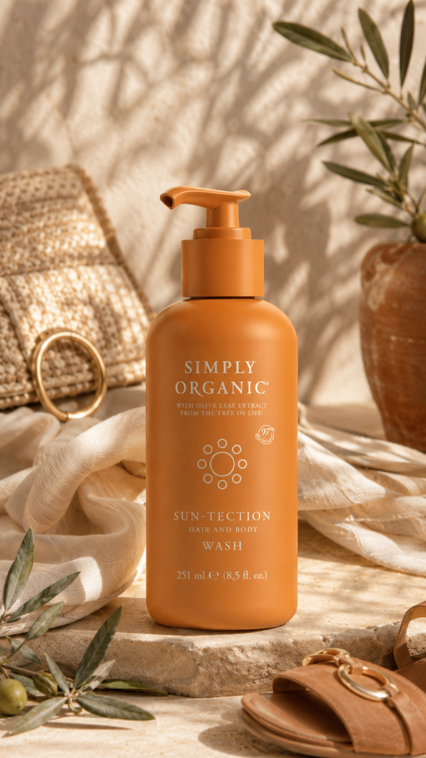 Simply Organic Hair & Body Wash arancione